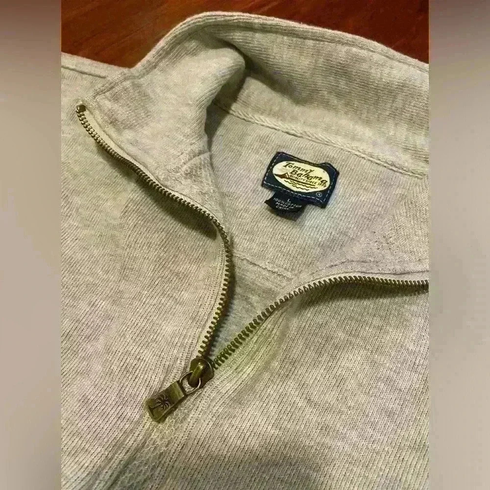 Tommy Bahama half zip cotton pullover XL - Picture 3 of 5